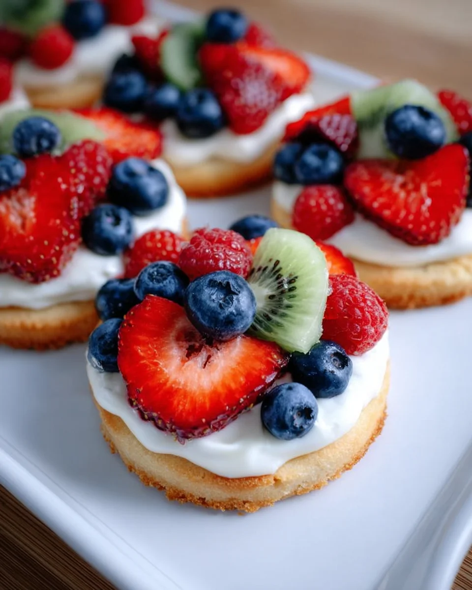 Summer's Perfect Treat: Mini Fruit Pizzas with Fresh Lemon Frosting